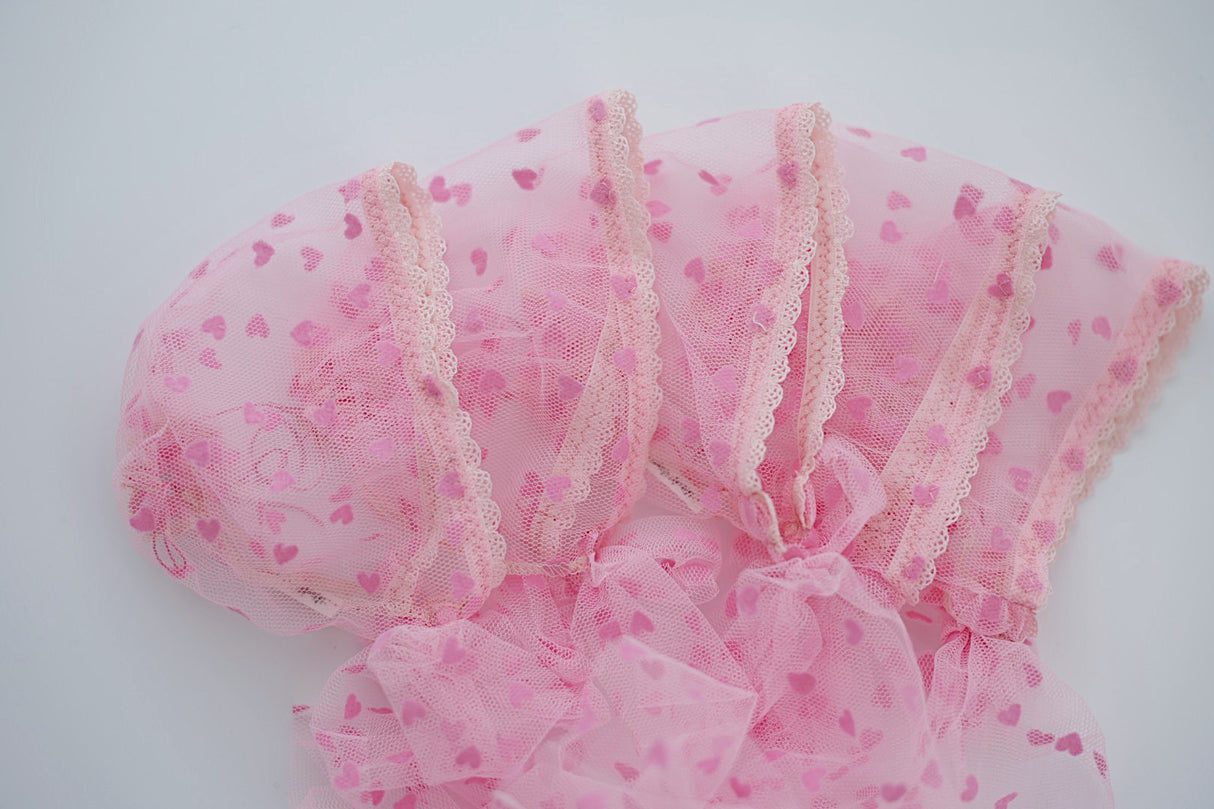 I🖤u sheer hearts collection - PINK