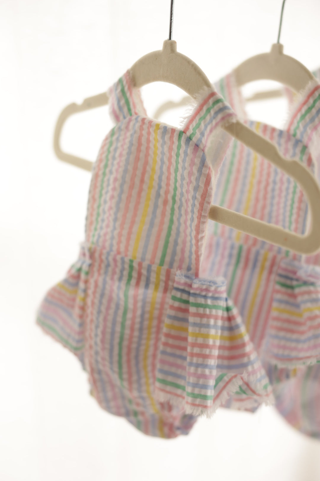 Pastel Ruffle Rainbow Romper