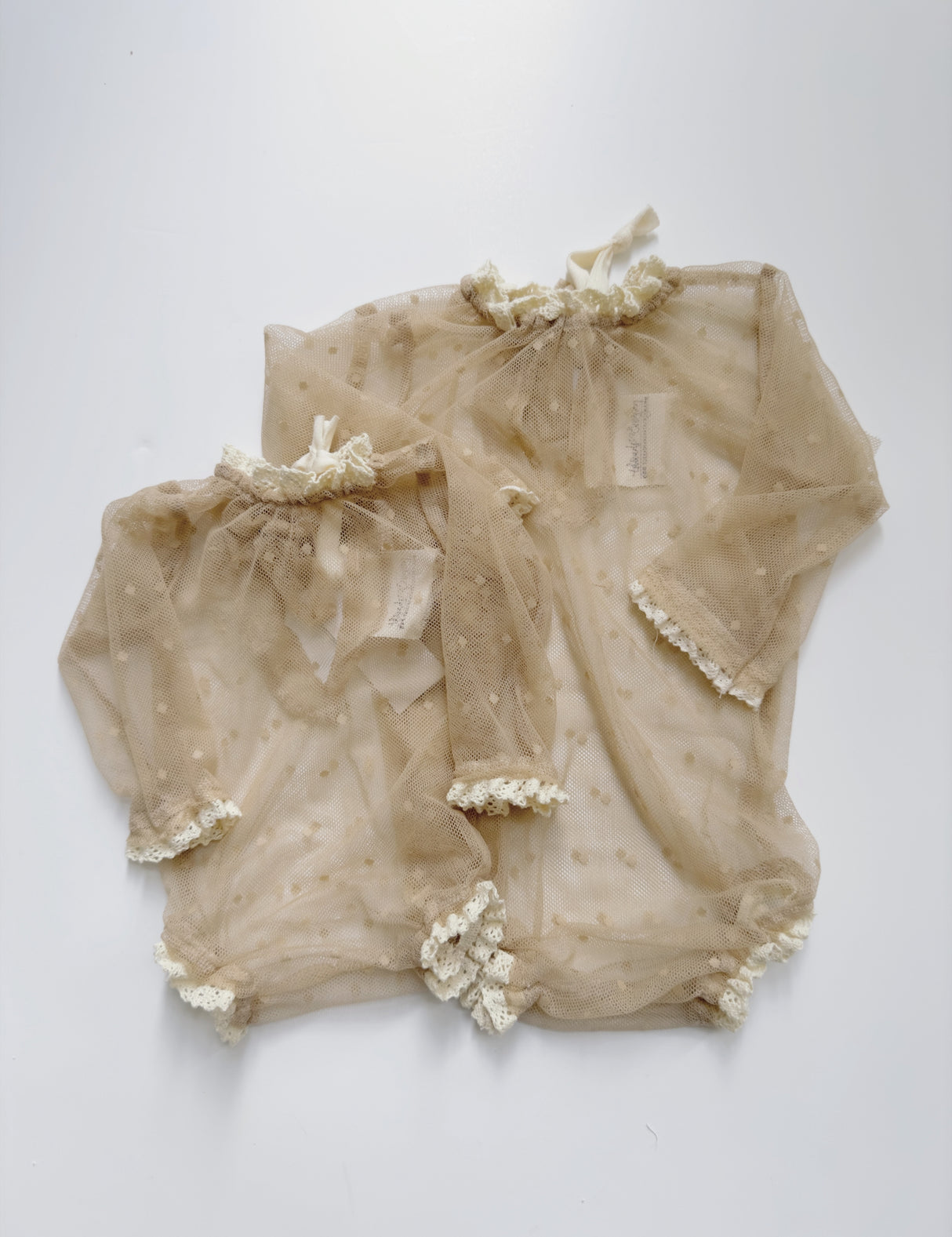 Layering Beige Dot Bodysuit