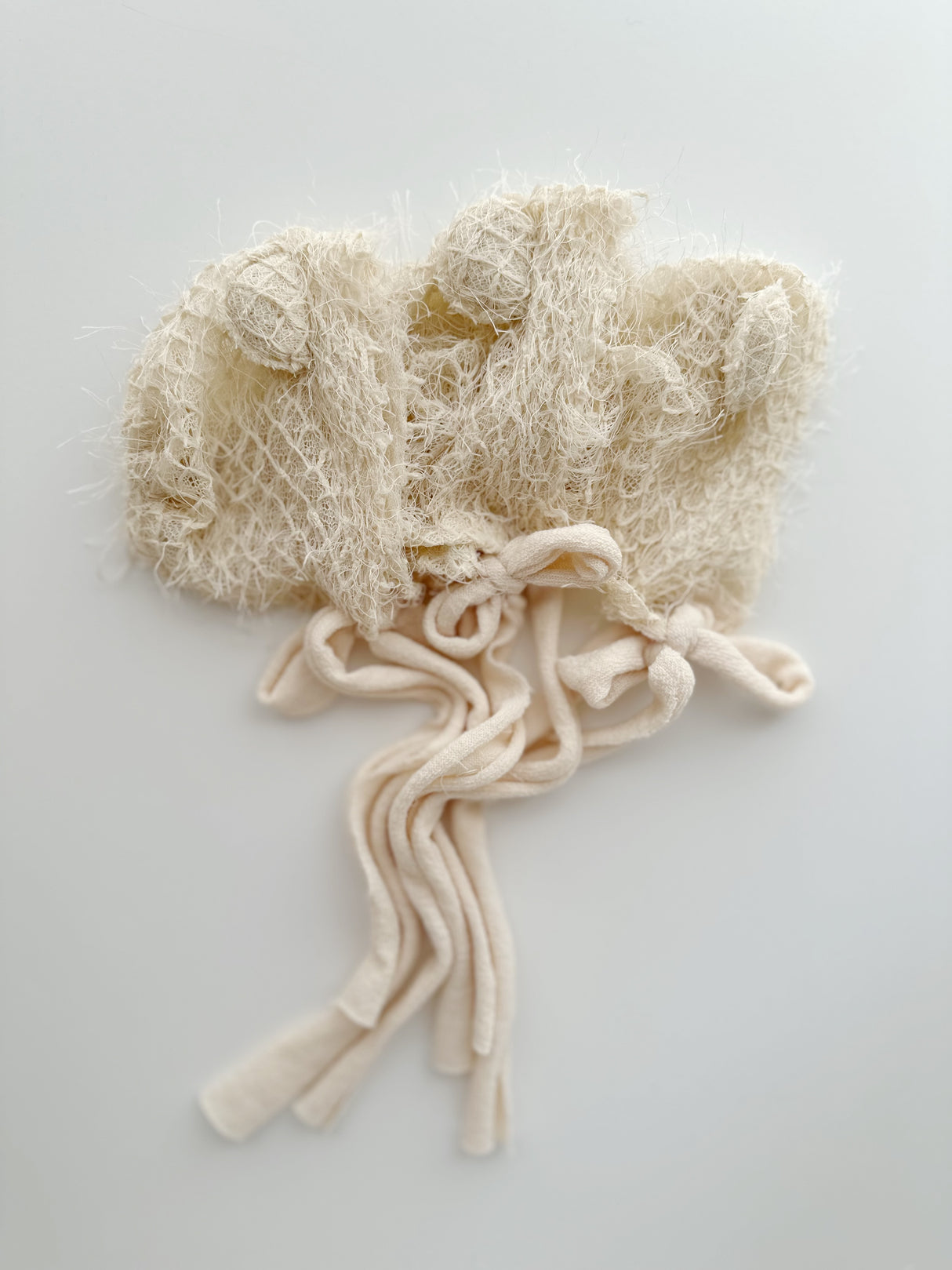 Sugar Floss NB Bear Bonnet