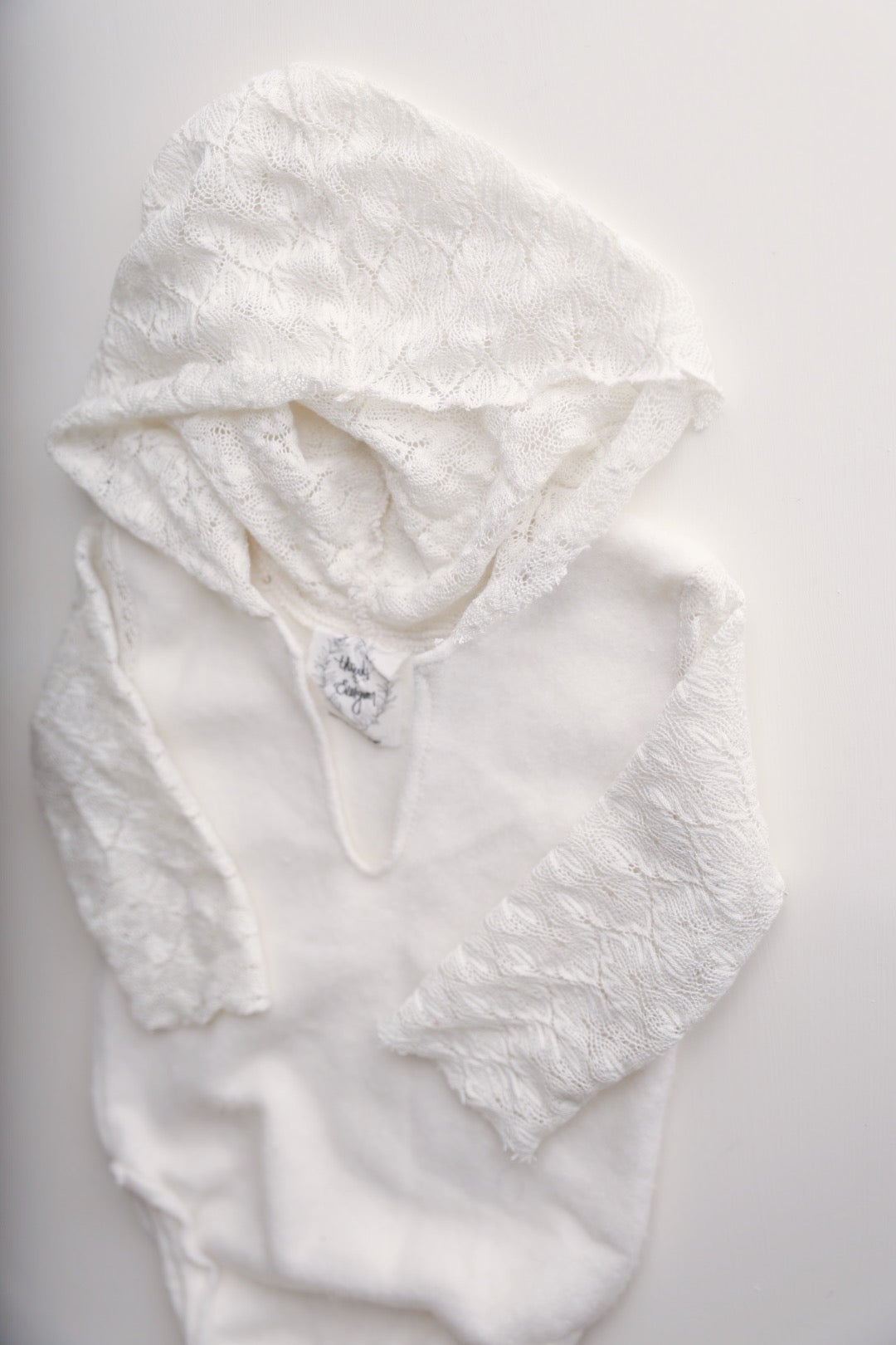 Soft White Romper 9-12m