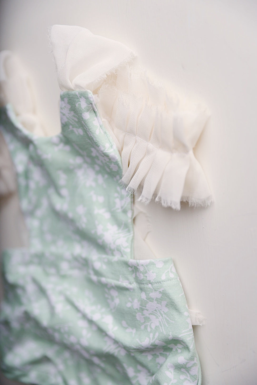 Mint & Chiffon Romper 9-12m