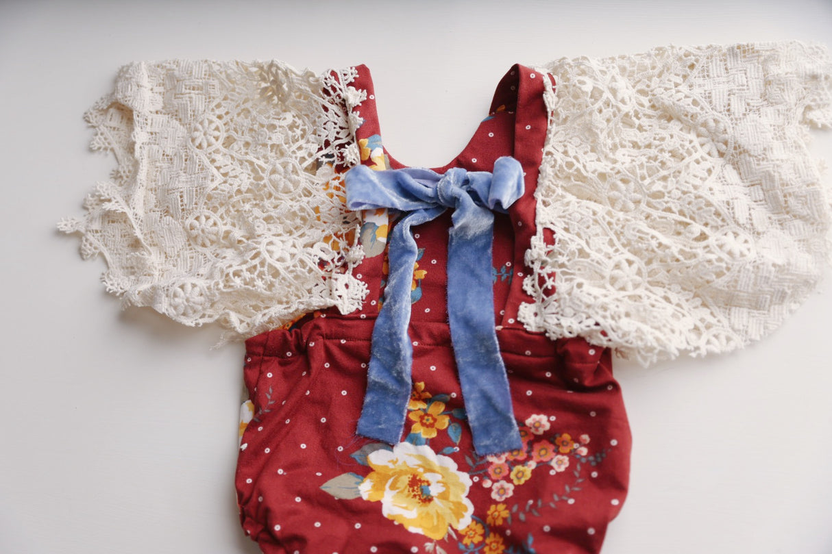 Rust polka Dot 9-12m