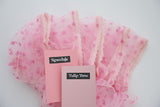 I🖤u sheer hearts collection - PINK