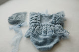 Baby Blue NB Romper