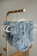 Baby Blue NB Romper