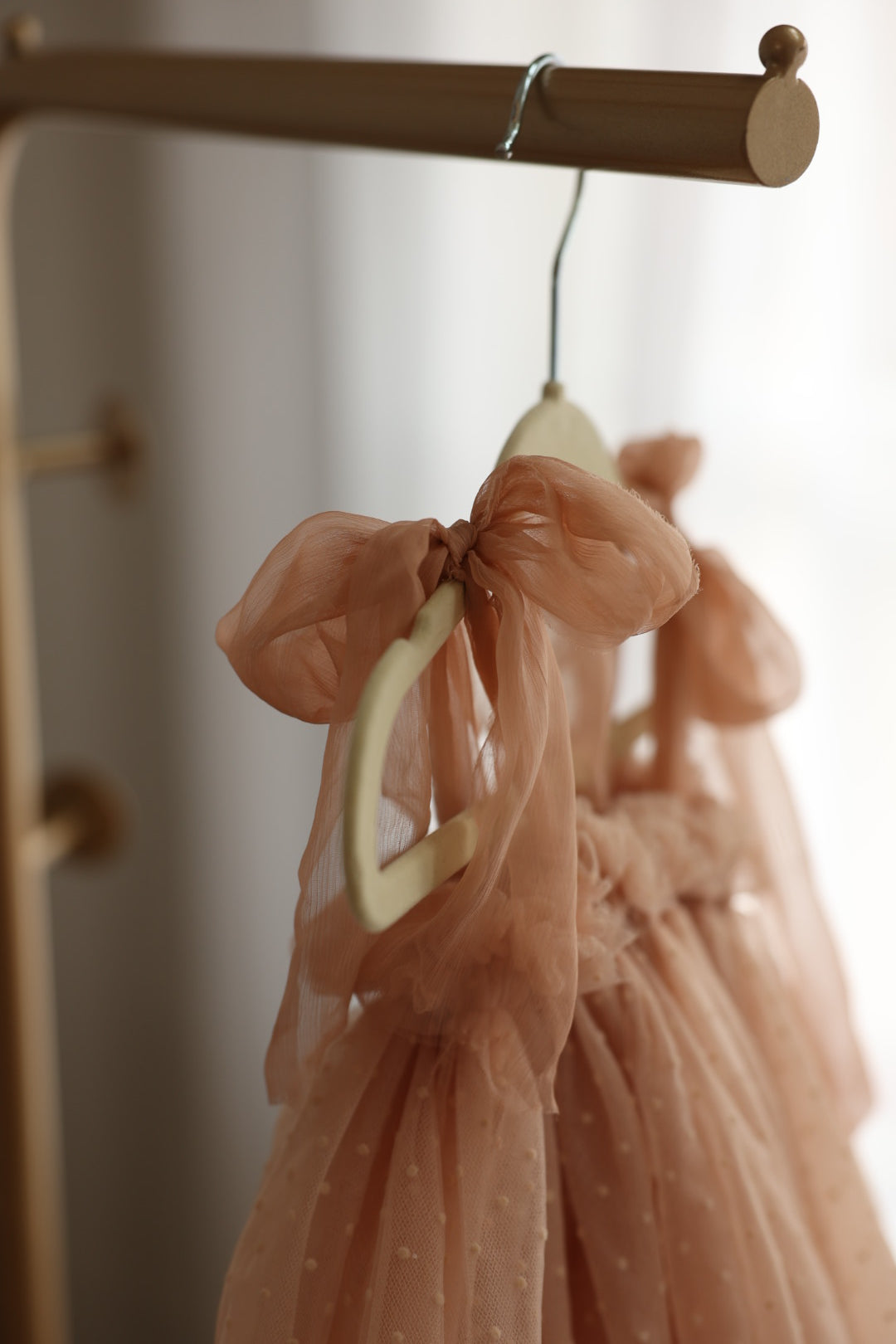 Peach Dottie Two Piece Set