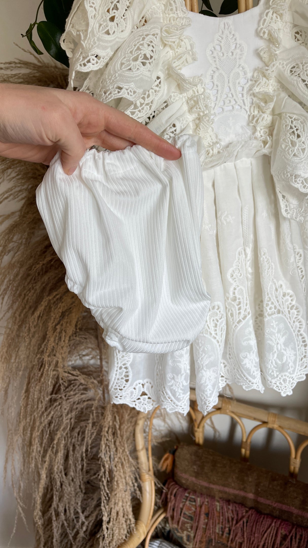 Harriet Heirloom Dress & cover  2/3T