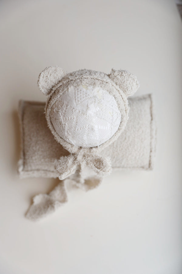 Sheepish Bonnet/Pillow Set