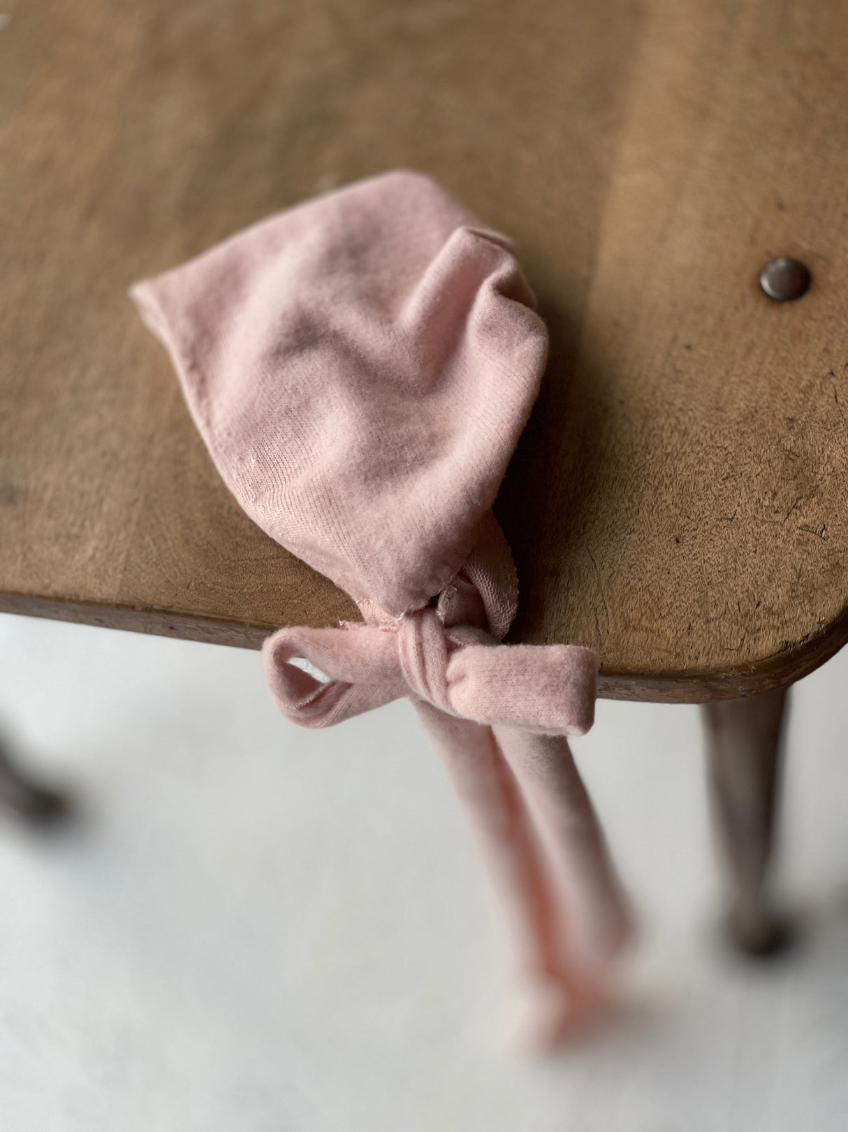 French Rose NB bonnet