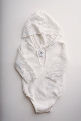 Soft White Romper 9-12m
