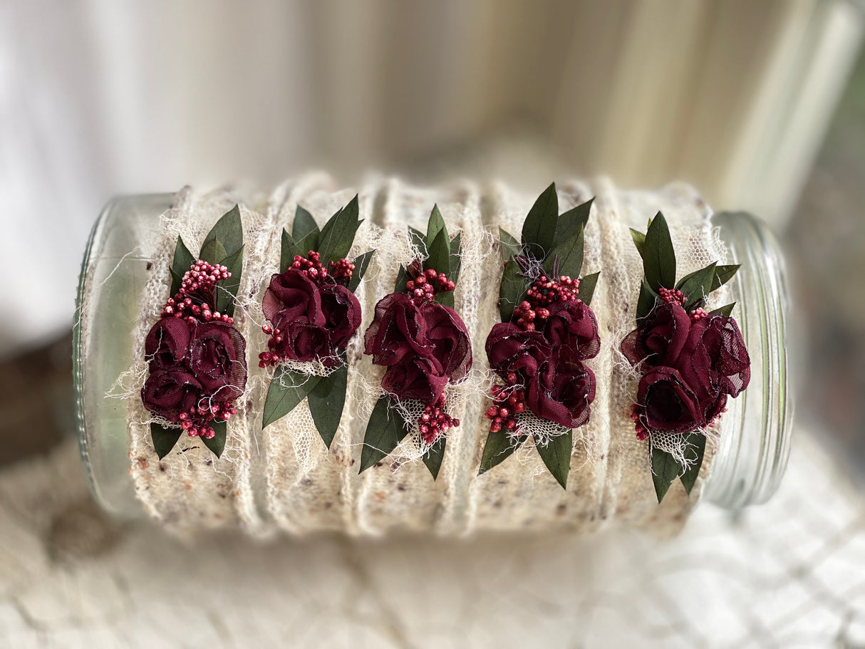 Speckled Crimson Headband
